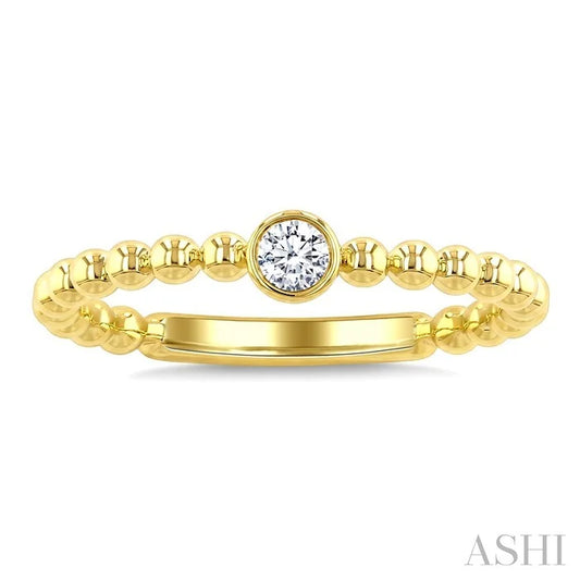 Bead Bijoux Bezel Diamond Fashion Ring
