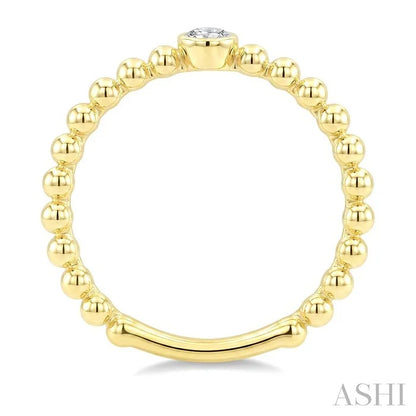 Bead Bijoux Bezel Diamond Fashion Ring