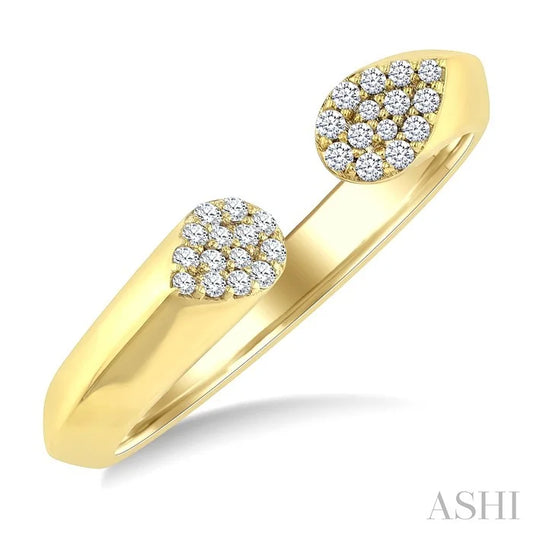 Twin Cluster Diamond Fashion Ring