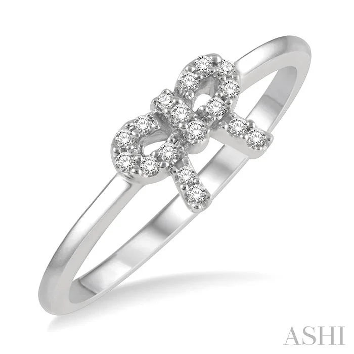 Stackable Bow Petite Diamond Fashion Ring