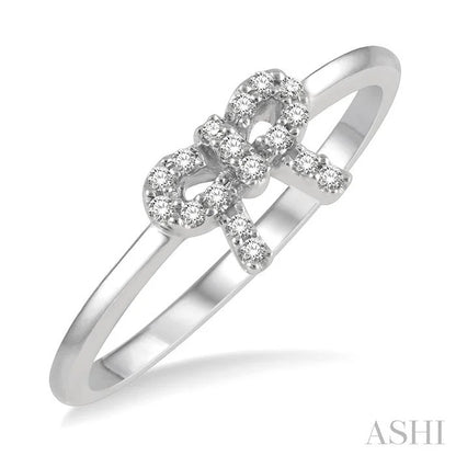 Stackable Bow Petite Diamond Fashion Ring