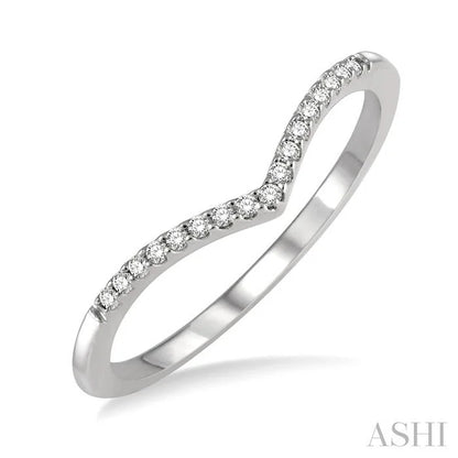 Stackable Chevron Petite Diamond Fashion Band