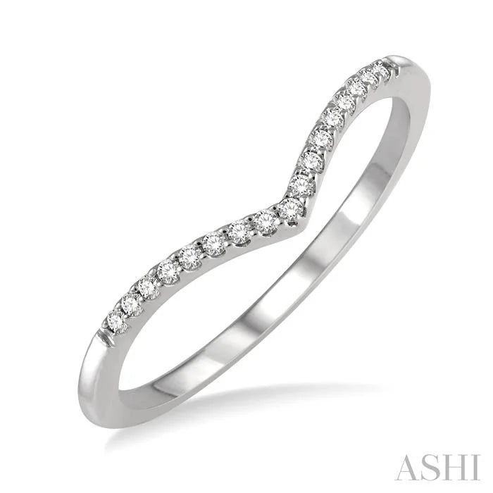 Stackable Chevron Petite Diamond Fashion Band