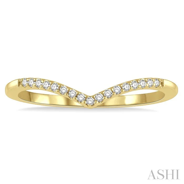 Stackable Chevron Petite Diamond Fashion Band