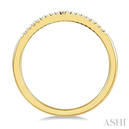 Stackable Chevron Petite Diamond Fashion Band