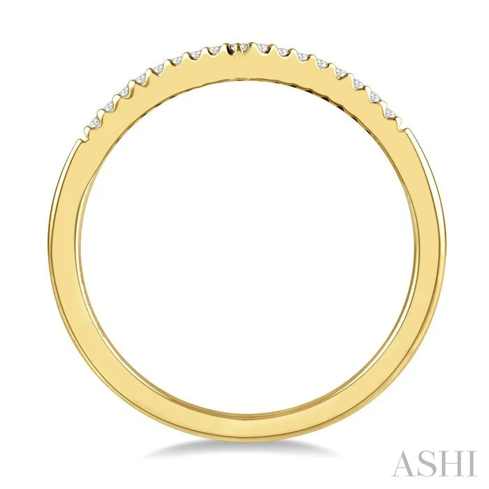 Stackable Chevron Petite Diamond Fashion Band