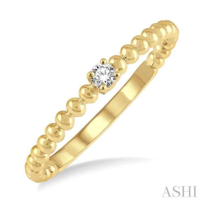 Bead Bijoux Stackable Petite Diamond Fashion Ring