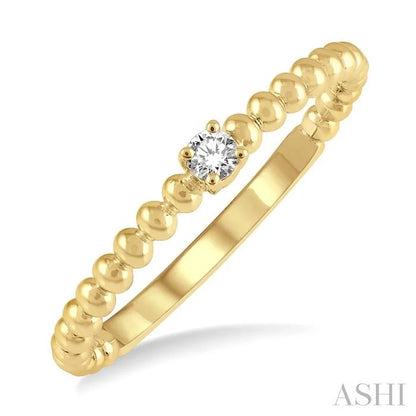 Bead Bijoux Stackable Petite Diamond Fashion Ring