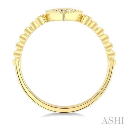 Bead Bijoux Heart Shape Petite Diamond Fashion Ring