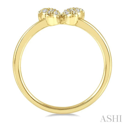 Stackable Butterfly Petite Diamond Fashion Ring