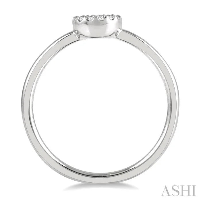 Stackable Disc Petite Diamond Fashion Ring