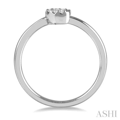 Stackable Crescent Petite Diamond Fashion Ring