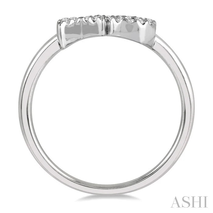 Stackable X & O Petite Diamond Fashion Ring