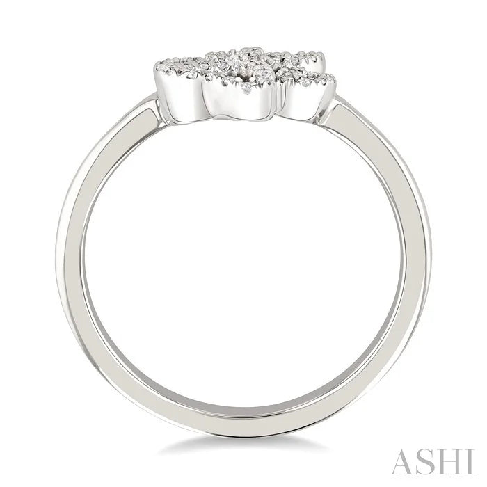 Dog Paw Petite Diamond Fashion Ring