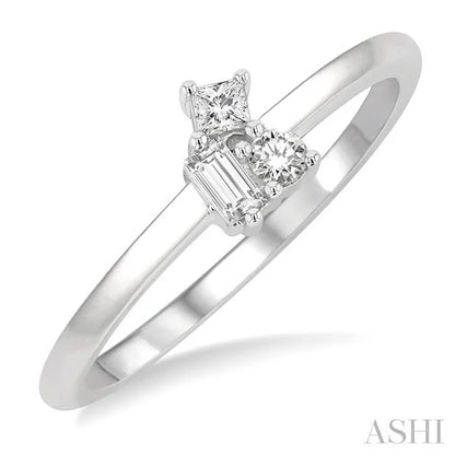 Scatter Petite Baguette Diamond Fashion Ring