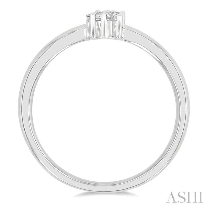 Scatter Petite Baguette Diamond Fashion Ring