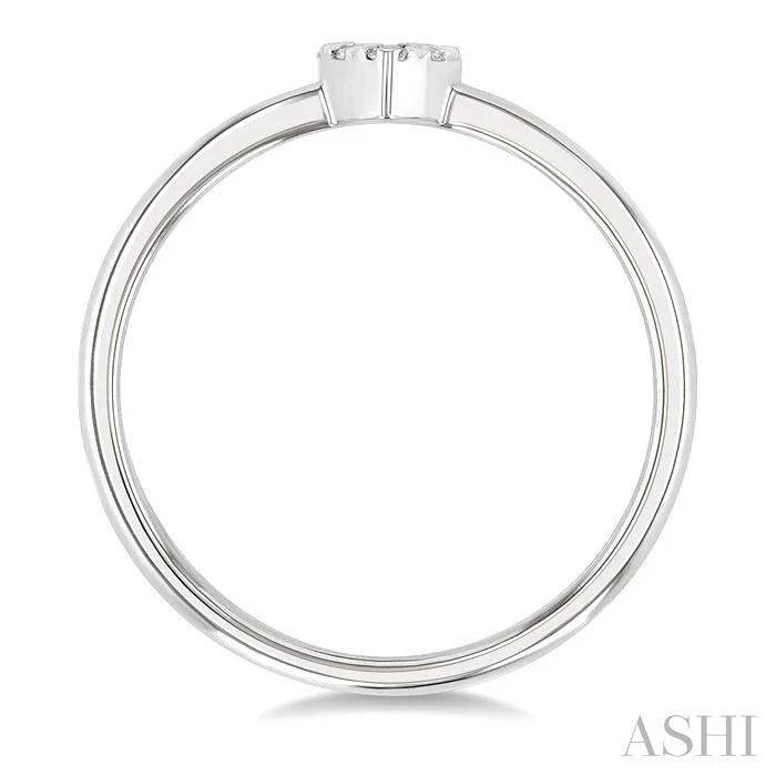Heart Shape Lovebright Petite Diamond Solitaire Ring