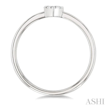 Heart Shape Lovebright Petite Diamond Solitaire Ring