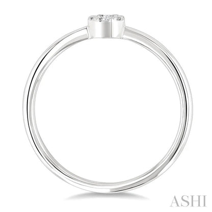 Oval Shape Lovebright Petite Diamond Solitaire Ring