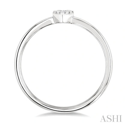 Pear Shape Lovebright Petite Diamond Solitaire Ring