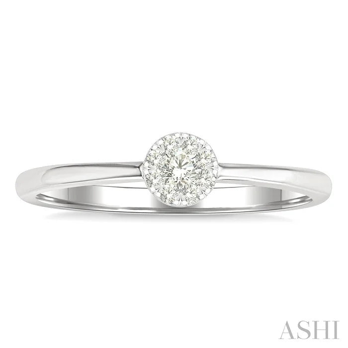 Round Shape Lovebright Petite Diamond Solitaire Ring
