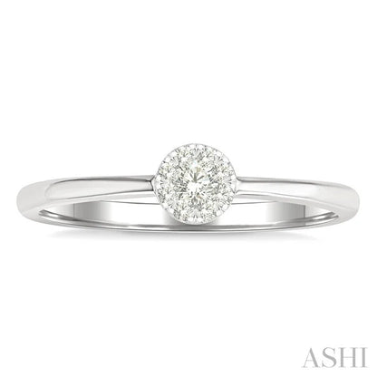 Round Shape Lovebright Petite Diamond Solitaire Ring
