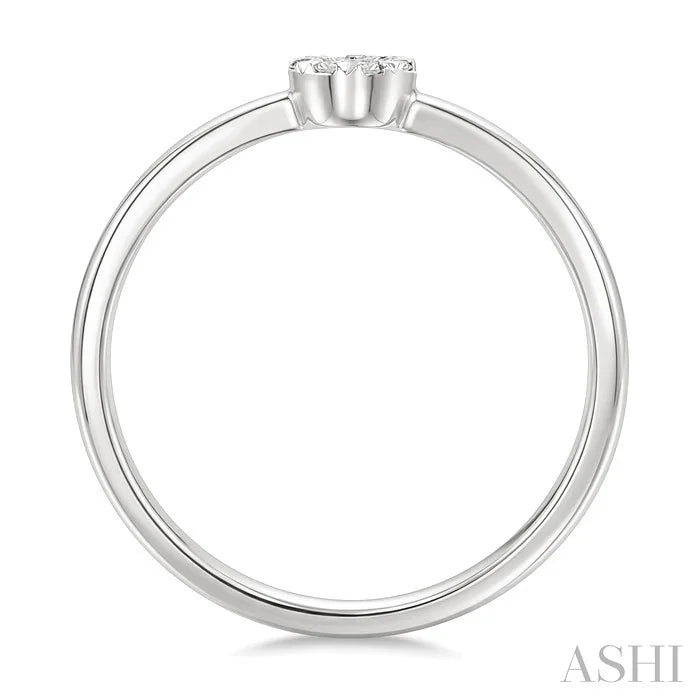 Round Shape Lovebright Petite Diamond Solitaire Ring