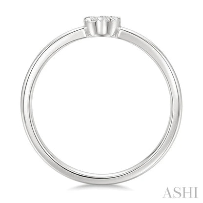 Round Shape Lovebright Petite Diamond Solitaire Ring