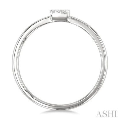 Princess Shape Lovebright Petite Diamond Solitaire Ring