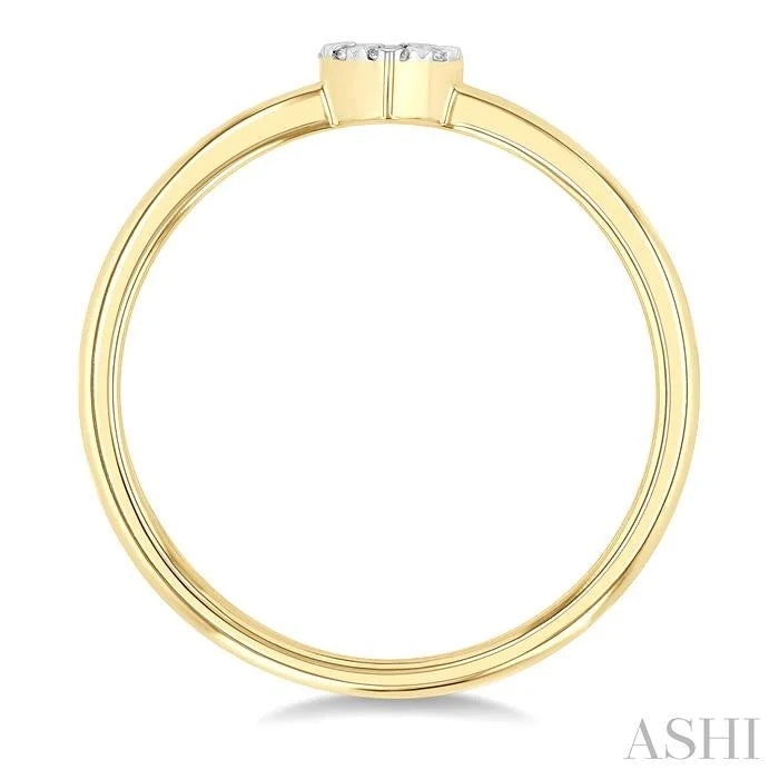 Heart Shape Lovebright Petite Diamond Solitaire Ring