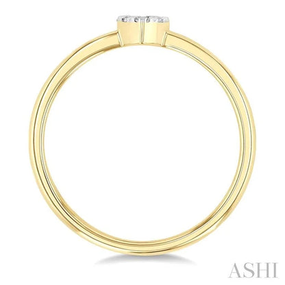 Heart Shape Lovebright Petite Diamond Solitaire Ring