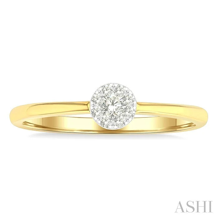Round Shape Lovebright Petite Diamond Solitaire Ring