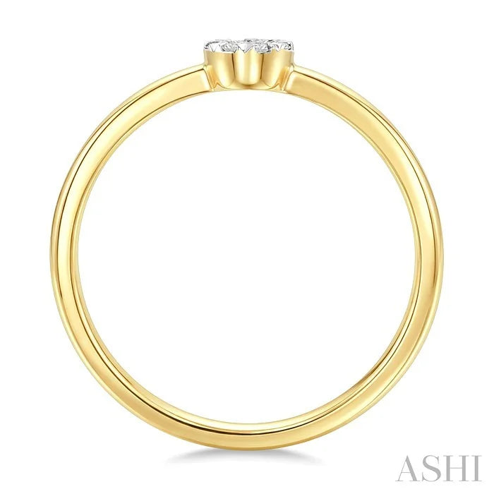Round Shape Lovebright Petite Diamond Solitaire Ring