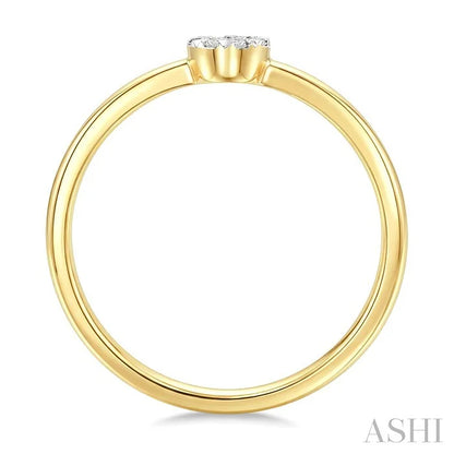 Round Shape Lovebright Petite Diamond Solitaire Ring