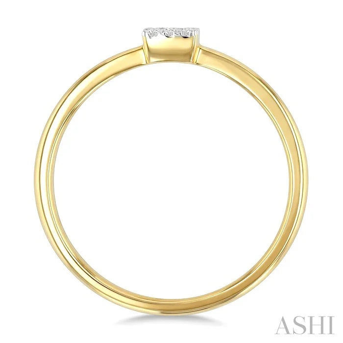 Princess Shape Lovebright Petite Diamond Solitaire Ring