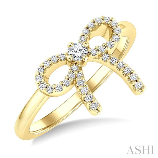 Bow Petite Diamond Fashion Ring