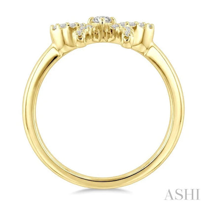 Bow Petite Diamond Fashion Ring