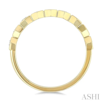 Stackable Hexagon Shape Diamond Fashion Ring