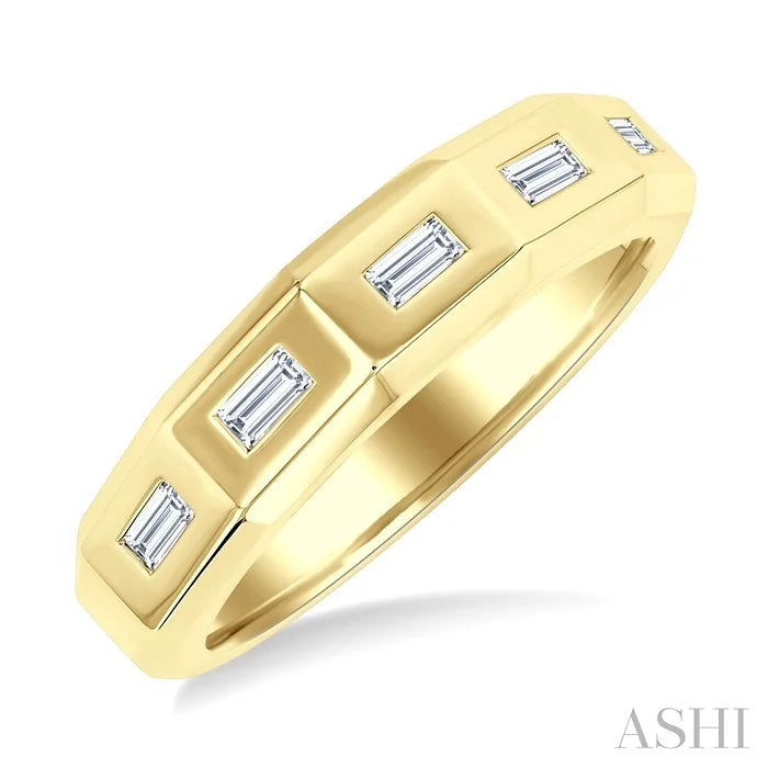 Baguette Diamond Fashion Band