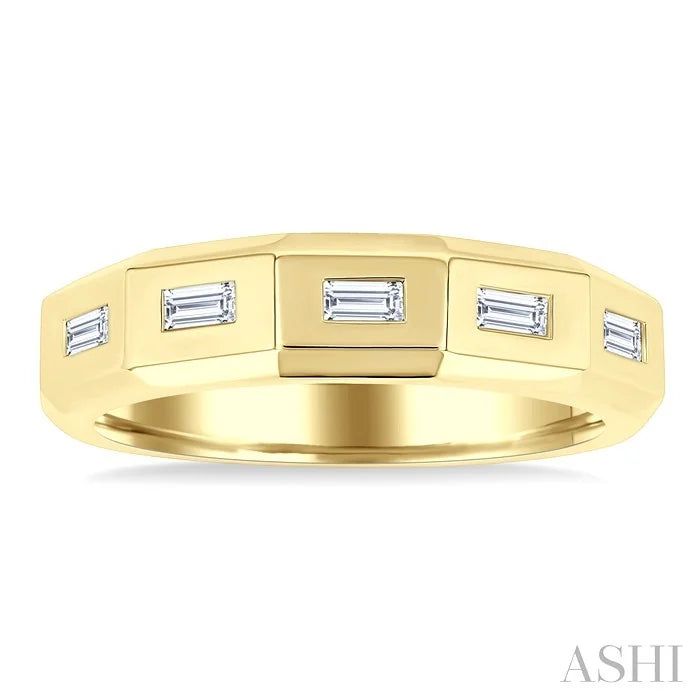 Baguette Diamond Fashion Band