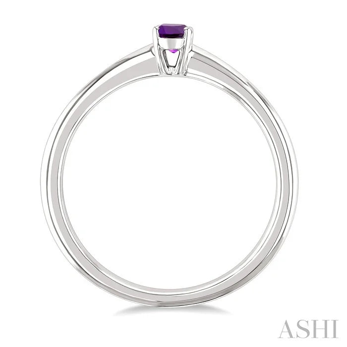 Oval Shape Gemstone Solitaire Ring