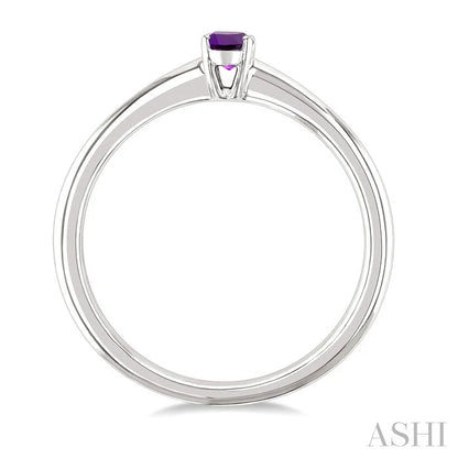 Oval Shape Gemstone Solitaire Ring