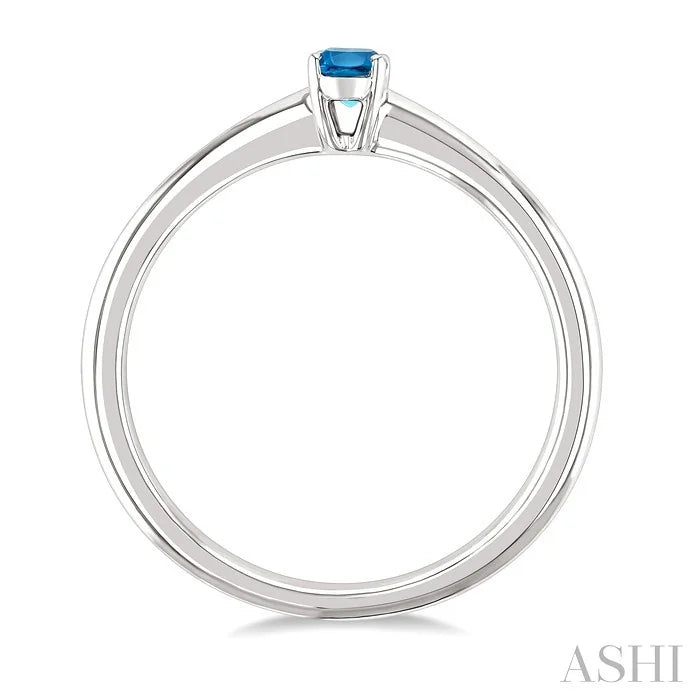 Oval Shape Gemstone Solitaire Ring