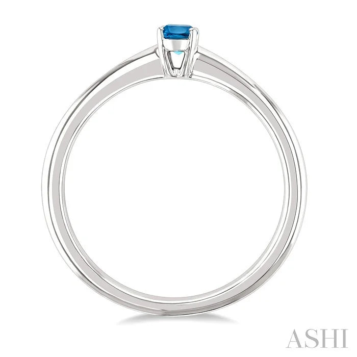 Oval Shape Gemstone Solitaire Ring