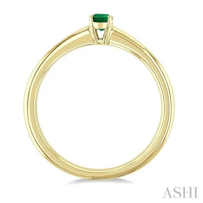 Oval Shape Gemstone Solitaire Ring