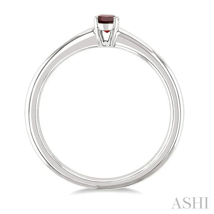 Oval Shape Gemstone Solitaire Ring