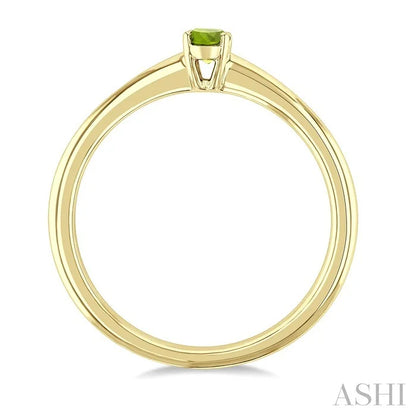 Oval Shape Gemstone Solitaire Ring