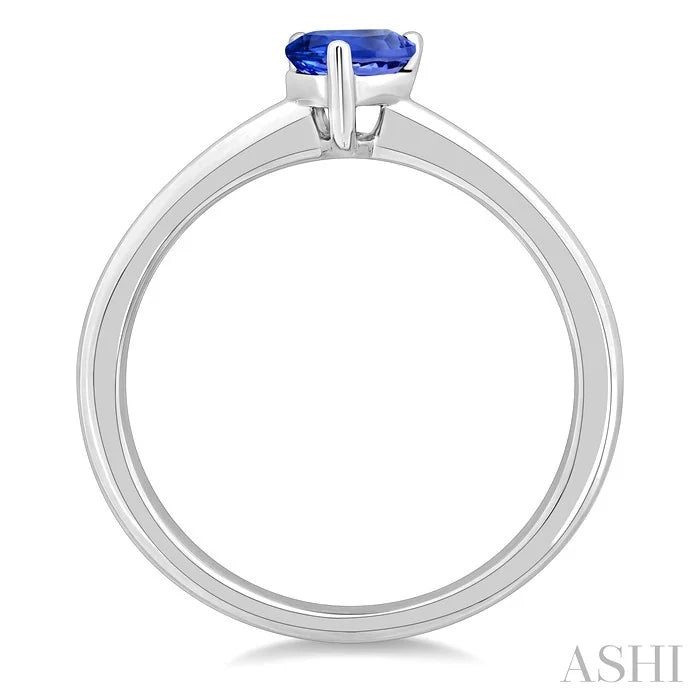 Pear Shape Gemstone Solitaire Ring