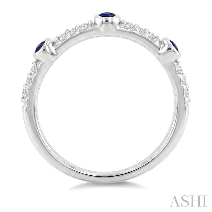 Stackable Gemstone & Diamond Fashion Ring