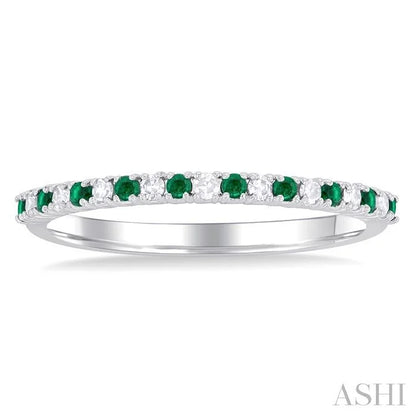 Alternate Gemstone & Diamond Band